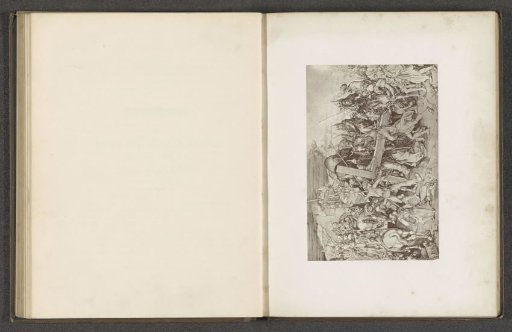 Photographic reproduction of a print, depicting Christ Carrying the Cross