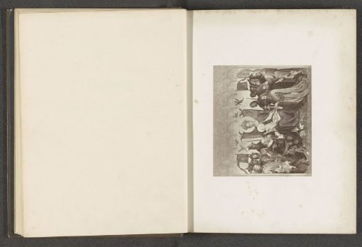 Photographic reproduction of a print after a painting, depicting the Adoration of the Magi