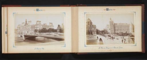 View of the Palace of Justice in Paris, seen from the Pont au Change