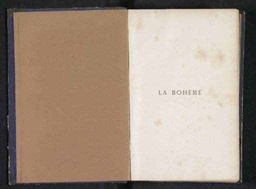 La Bohême historique, pitoresque & littéraire