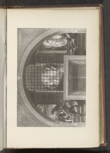 Photographic reproduction of the fresco The Liberation of St. Peter