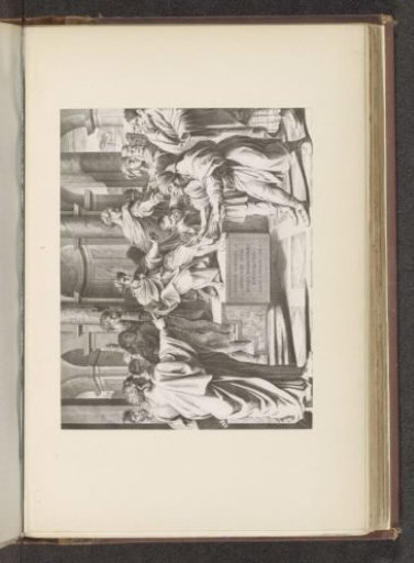 Photographic reproduction of a print, depicting Elymas being struck with blindness