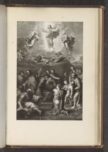 Photographic reproduction of a print after the painting The Transfiguration