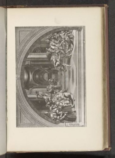 Photographic reproduction of the fresco The Expulsion of Heliodorus from the Temple