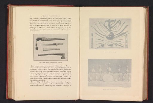 Daggers and an axe of officials of a court in Central Asia