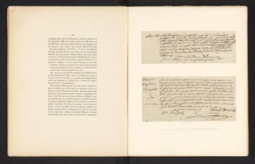 Two Photographic Reproductions of the Birth Certificates of Lucien Bonaparte and Napoleon Bonaparte