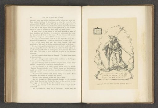 Fotoreproductie van een tekening van de kruisweg van Christus door Albrecht Dürer