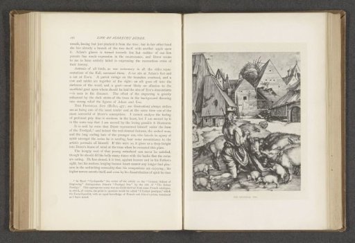 Photographic reproduction of the print The Prodigal Son by Albrecht Dürer