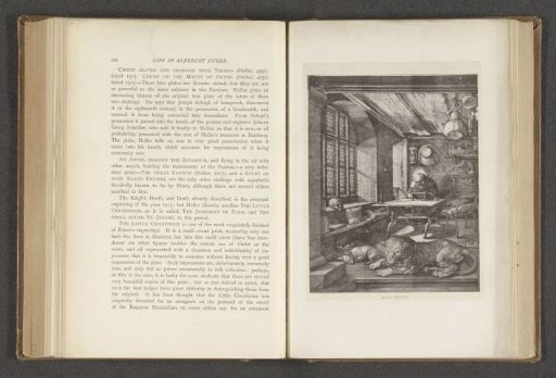 Photographic reproduction of the print Saint Jerome in His Study by Albrecht Dürer