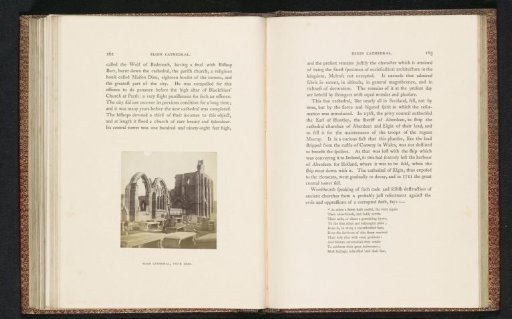 View of the ruins of Elgin Cathedral