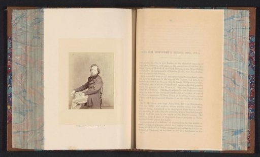 Portrait of William Hepworth Dixon
