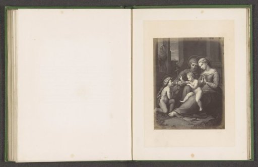 Photographic reproduction of a print by Constant-Louis-Antoine Lorichon of the Madonna del Divino Amore by Raphael