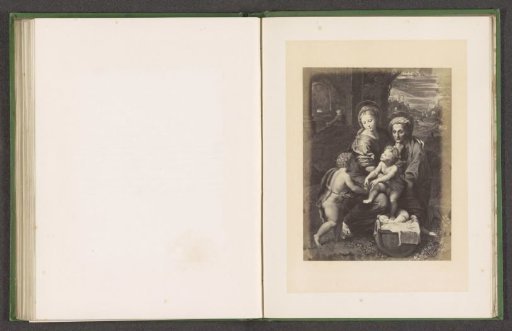Photographic reproduction of an engraving by Narcisse Lecomte of La Perla by Raphael