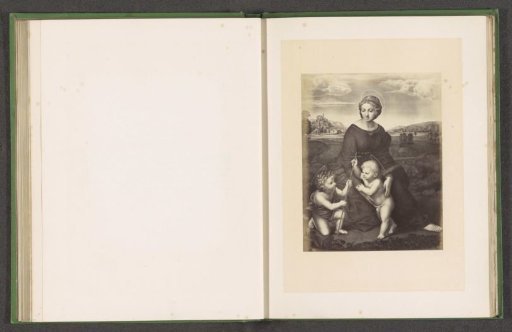 Print reproduction by Joseph Steinmueller of the Madonna del Prato by Raphael