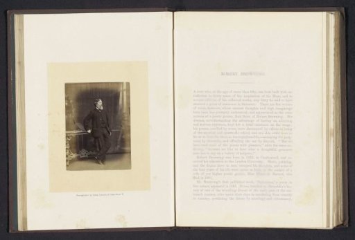 Portrait of Robert Browning