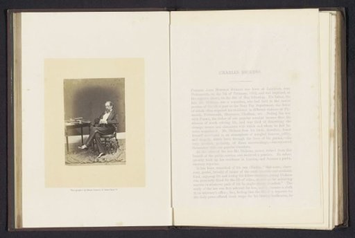 Portrait of Charles Dickens