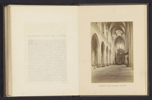 Interior of the cathedral, Antwerp