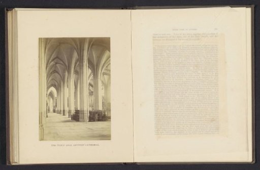The triple aisle, Antwerp cathedral