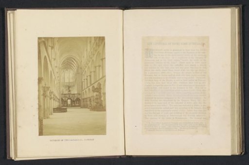Interior of the cathedral, Tournai
