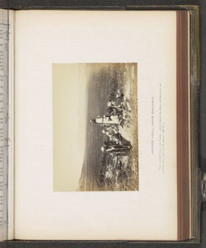 View of a landscape with seven men, designated as Jacob's Well