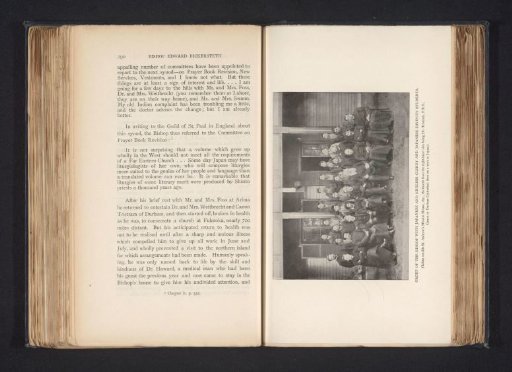 Group of the bishop with Japanese and English clergy and Japanese divinity students