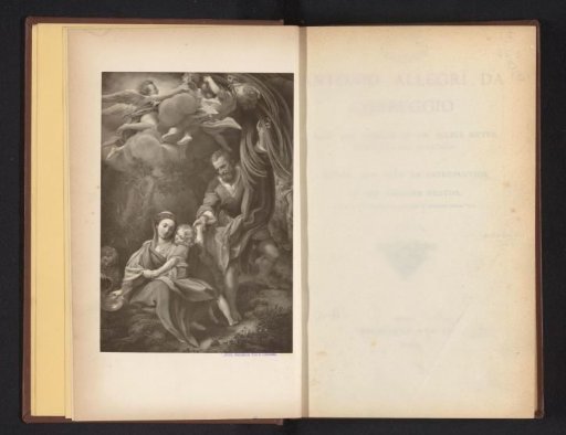 Print reproduction after the painting Madonna della Scodella