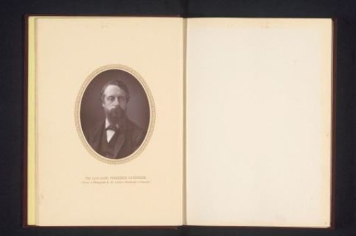 The late lord Frederick Cavendish