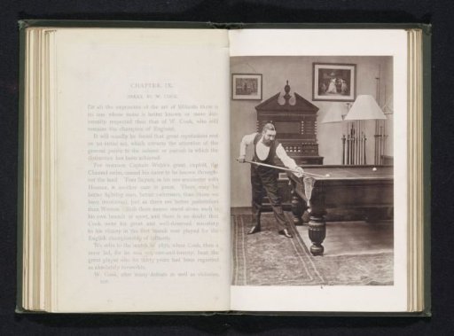Bearded Man Playing Billiards