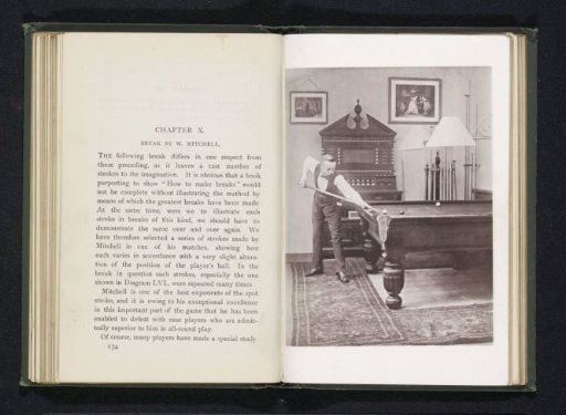 Bearded Man Playing Billiards