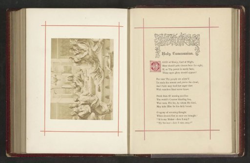 Photographic reproduction of a print depicting the Last Supper