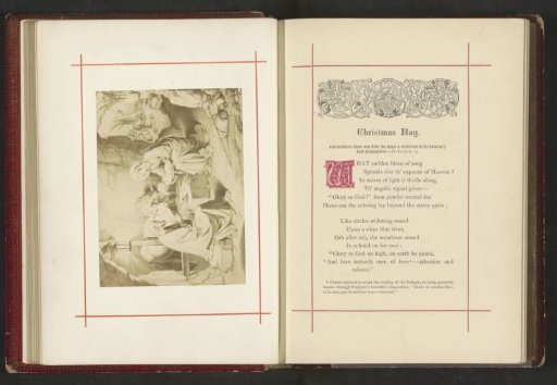 Photographic reproduction of a print depicting the Nativity of Christ