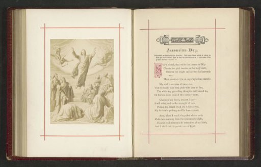 Photographic reproduction of a print depicting the Ascension of Christ