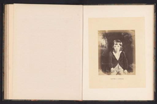 Photographic reproduction of a portrait of Charles John Bunbury as a child by Joshua Reynolds