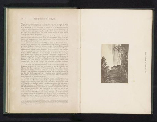 Photographic reproduction of a drawing of a rock in Guyana