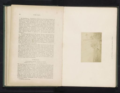 Photographic reproduction of a drawing of basalt rocks in Guyana