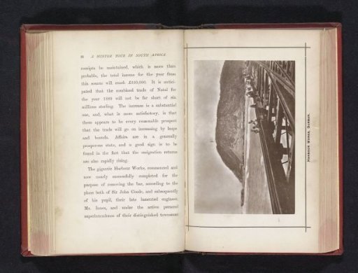 View of the Harbour of Durban with Labourers