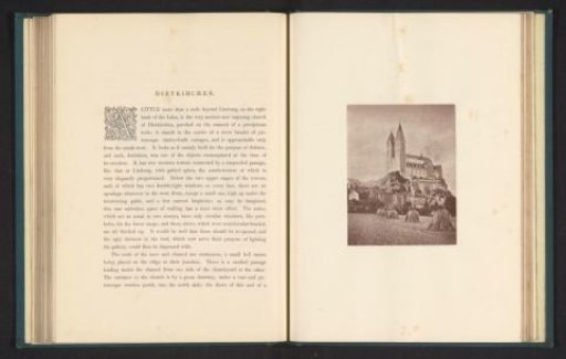 Photographic reproduction of a view of Saint Lubentius in Dietkirchen