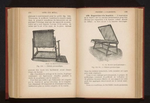 Frame with an air pump, presumably for making photomechanical prints