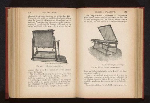 Frame with an air pump, presumably for making photomechanical prints