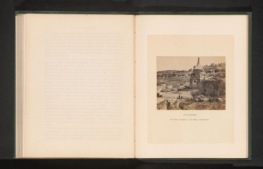 Jerusalem. The Tomb of Absalom, in the Valley of Jehoshaphat