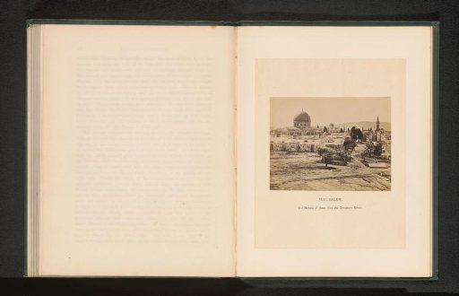 Jerusalem. The Mosque of Omar, from the Governor's House