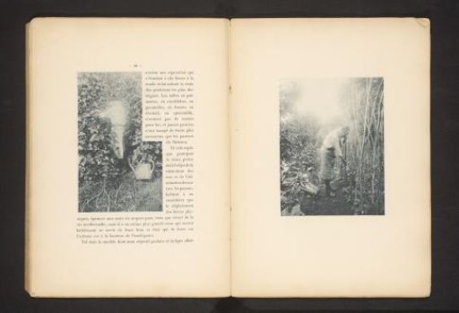 Man, presumably a priest, working in a vegetable garden