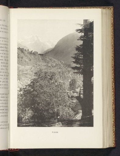 View of the Parvati valley at Pulga, Himachal Pradesh, India