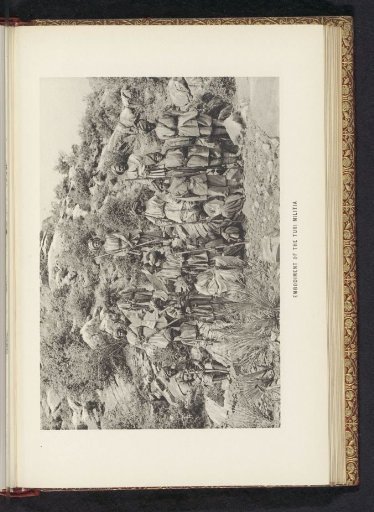 Group portrait of a Turi militia at Sadda, Khyber Pakhtunkhwa, Pakistan