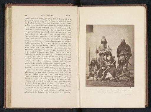Brahui Sardār and followers. (Ghulam Jān, nephew of the Shāhgassi, Wali Muhammad.)