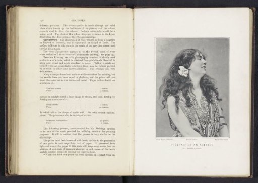 Portrait of an actress