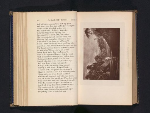 Photographic reproduction of a print depicting Eve in Paradise