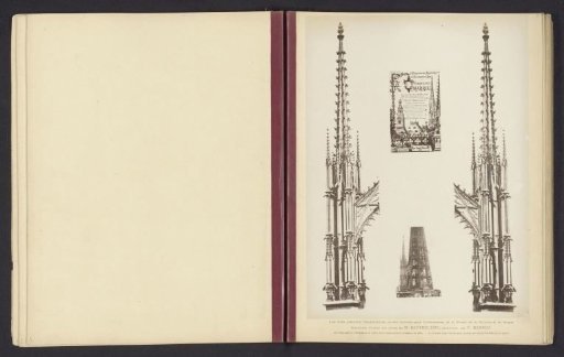 Four images of spires