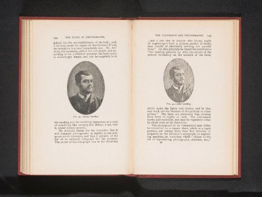 Portrait of an unknown man after being transmitted via telegraph