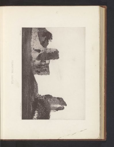 View of the ruins of Gleaston Castle